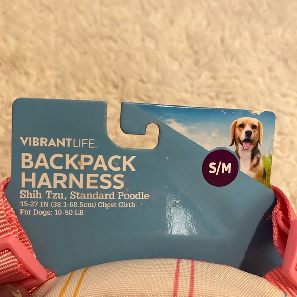 $15 sale Vibrant Life dog backpack harness size small / medium - Picture 6 of 6